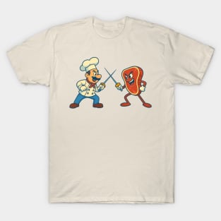 Chef vs Steak T-Shirt